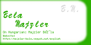 bela majzler business card